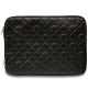 3. Hello Kitty Zip PU Quilted Bows-Tasche für einen 14-Zoll-Laptop – Schwarz