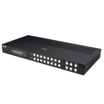 Lindy 38435 Matrix-Switcher AV-Matrix-Switcher mit integriertem Display