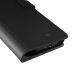5. Puro Wallet Abnehmbare MagSafe 2in1 Öko-Lederhülle mit Klappe und Geldbörse für iPhone 16 – Schwarz