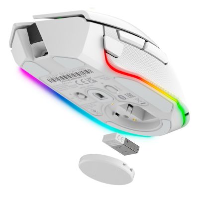 6. Razer Basilisk V3 Pro Gaming-Maus, rechte Seite, kabellos (RF), Bluetooth, USB Typ-C, optisch, 30.000 DPI