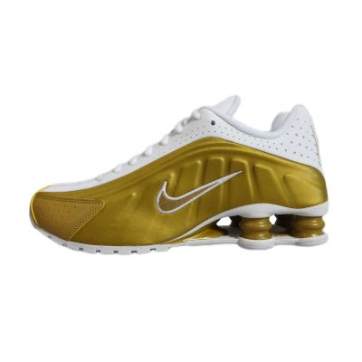 2. Nike Shox R4 Metallic Gold White (GS) Sportschuhe - CW2626-700