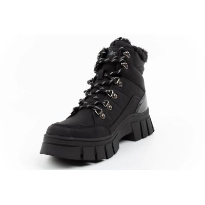 5. Lee Cooper Damen-Winterstiefel, schwarze gefütterte Stiefeletten