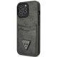 2. Guess GUHCP13LP4TPK iPhone 13 Pro / 13 6.1" schwarz/schwarz Hardcase 4G Triangle Logo Cardslot
