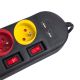 4. MACLEAN Steckdosenleiste mit 4 Steckdosen und 2 USB-Anschlüssen MCE229B