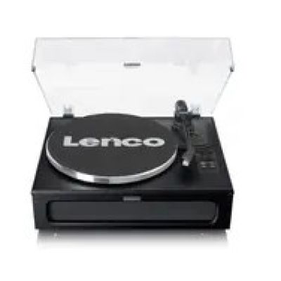 27. Lenco LS-430BK Plattenspieler mit Riemenantrieb, Schwarz