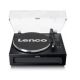 27. Lenco LS-430BK Plattenspieler mit Riemenantrieb, Schwarz