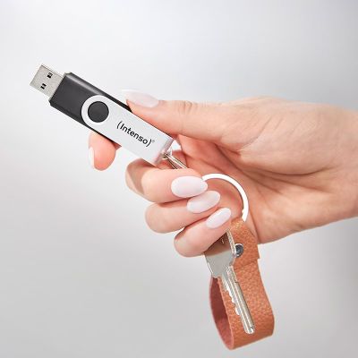 8. Intenso USB 256 GB OFFICE LINE 3.2 Gen1 Silber-Schwarz USB-Stick USB Typ-A 3.2 Gen 1 (3.1 Gen 1) Schwarz, Silber