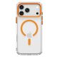 3. Spigen Ultra Hybrid Optik S MagSafe Hülle für iPhone 18 Pro Max / 17 Pro Max – Transparentes Orange