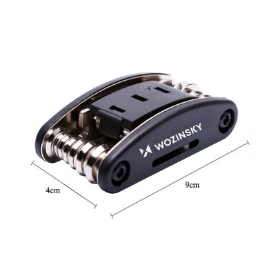 2. Wozinsky WWZ-01N 16-in-1 Multifunktions-Fahrradreparaturset – Schwarz