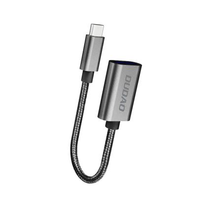 Dudao L15T OTG-Adapter USB-C - USB-A - Grau
