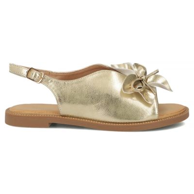 2. Damen-Sandalen mit goldener Blume, Filippo DS7891