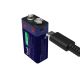 4. TRUST 9V-Batterie, aufladbar über USB-C