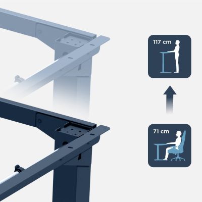 3. Xeno 5.0 Schwarzer elektrischer Rahmen