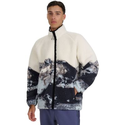 2. Fleece-Sweatshirt 4F U351 mehrfarbig allover 4FWAW25TFLEU351 90A