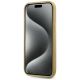 5. Karl Lagerfeld Wrinkled Metal Signature iPhone 15 Hülle - Gold