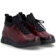 4. Gefütterte Damen-Ankle-Boots aus Leder, bordeauxrot, Remonte Rieker D2V06-35