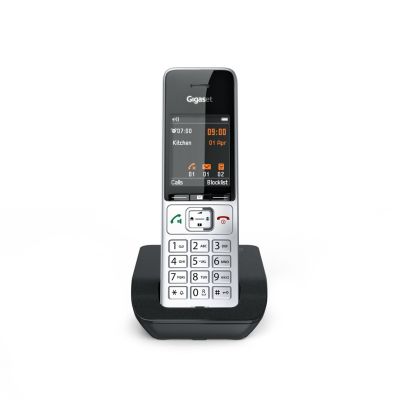 10. Gigaset 500 Comfort ECO DECT GAP CAT-iq silbernes schnurloses Telefon