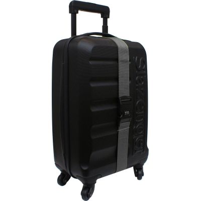 3. Universeller Sicherheitsgurt für Koffer 180x5cm mit Code, Proworld Grau