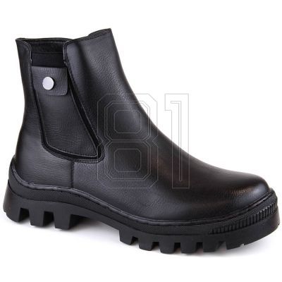 14. Isolierte Stiefeletten mit Tasche Potocki W WOL186 schwarz