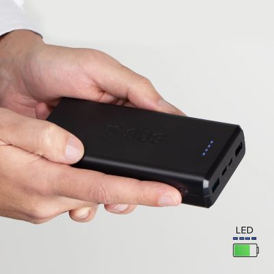 6. Powerbank Puro Fast 20000 mAh 2x USB-A + 1x USB-C - schwarz