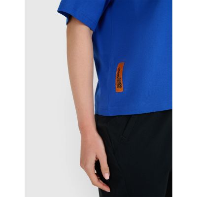 3. Übergroßes bedrucktes Damen-T-Shirt 4F 4FWSS25TTSHF1993-36S