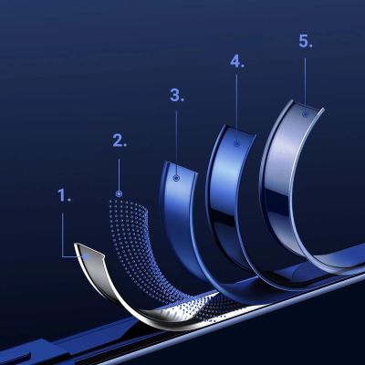 7. Joyroom New Beautiful Series Ultra Thin Clear Metallic Frame Case für iPhone Pro Max 12 Schwarz (JR-BP796)