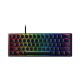 5. Razer Huntsman Mini 60 % Gaming-Tastatur, optomechanische violette Schalter, RGB-LED-Licht, NORD, kabelgebunden