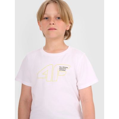 Jungen-T-Shirt mit Aufdruck 4F 4FJWAW25TTSHM2417-10S