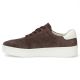 3. Damen-Sneaker aus Leder mit brauner Plateausohle, Modell Filippo DP7533