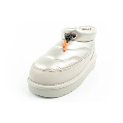 12. D.Franklin Damen Schneestiefel Winter Modische Isolierte Stiefeletten Silber