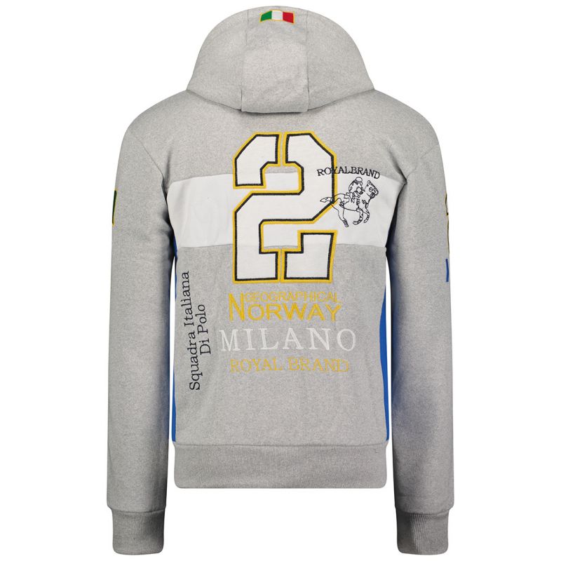 3. Geographical Norway Filio 100 M Sweatshirt WW5417H/GN/Blended Gray