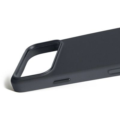 6. Mujjo Lederhülle - Lederhülle für iPhone 17 Pro Max, kompatibel mit MagSafe (Basalt)