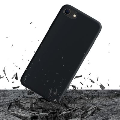 9. 3mk Matt Case Pro für iPhone SE 2020 – Schwarz