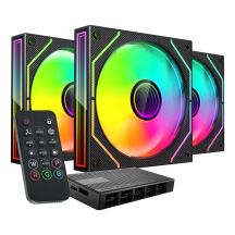 TACENS MARS MF-3DPROKIT LÜFTER 120 ARGB x3 BK-Lüfter + Hub + Fernbedienung (TACMARS-MF3DPROKIT)
