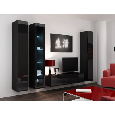 9. TV-Schrank VIGO '140' 30/140/40 schwarz/schwarz