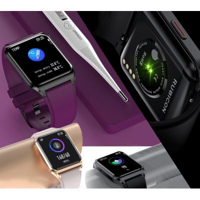 12. Rubicon RNCE89 Black SMARUB162 Smartwatch