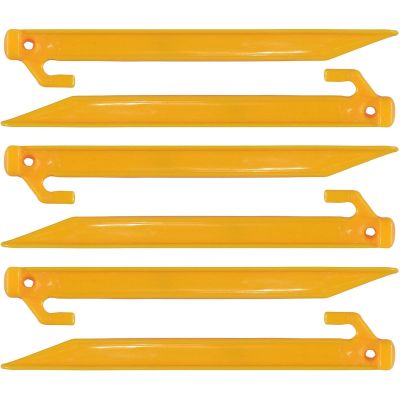 4. Zeltnägel 22 cm Set 6 Stück Kunststoff Enero Camp