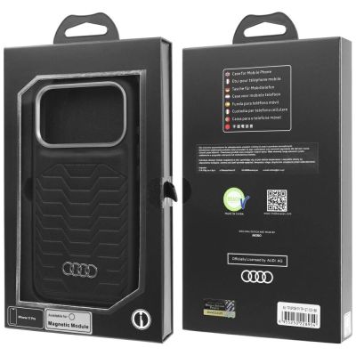 10. Audi GT Kunstleder MagSafe Case für iPhone 17 Pro - Schwarz