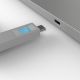 4. Lindy 40465 Port Blocker Port Blocker + USB Typ-C Dongle Blau Acrylnitril Butadien Styrol (ABS) 1 Stück.