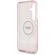 7. Guess Strass-bedruckte MagSafe-Hülle für Samsung Galaxy S25, Pink