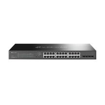 TP-Link Omada TL-SG2428P Managed L2/L2+ Gigabit Ethernet (10/100/1000) PoE-Unterstützung 1 HE Schwarz