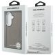8. Karl Lagerfeld MagSafe Hülle mit geprägten Initialen für Samsung Galaxy S26+ - Braun