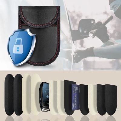 2. Tech-Protect KLR100 RFID-Hülle – Schwarz und Rot