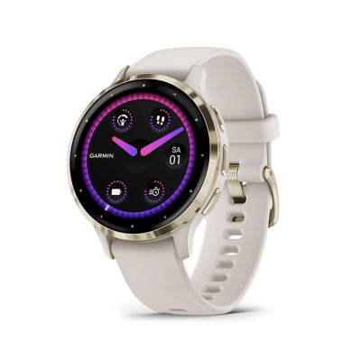 9. Garmin Venu 3S 3,05 cm (1,2") AMOLED-Display, 41 mm, digitaler Touchscreen (390 x 390 Pixel), Gold/Elfenbein, WLAN, GPS