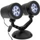 6. Doppel-LED-Projektor Schneeflocken