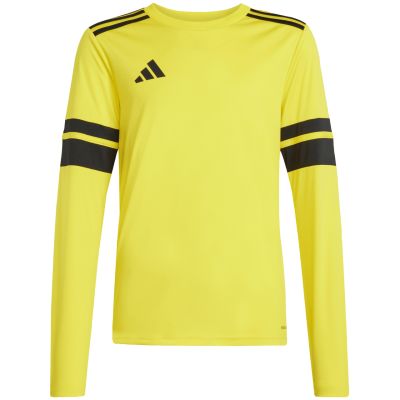 2. adidas Squadra 25 Langarm-T-Shirt für Kinder, Gelb JJ0043