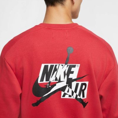 3. Air Jordan Jumpman Fleece-Sweatshirt Rot - CK6763-687