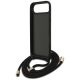 6. Guess 4G Big Logo Cord Strap Crossbody Case für iPhone Air - Schwarz