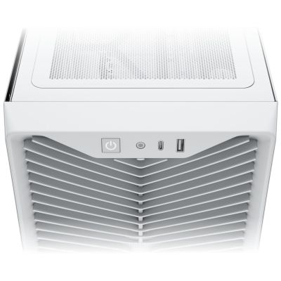 2. Corsair 3200D RS Mid-Tower Gehäuse, weiß