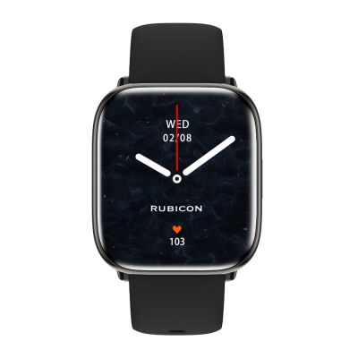 2. Rubicon RNCF31 SCHWARZE Damen-Smartwatch